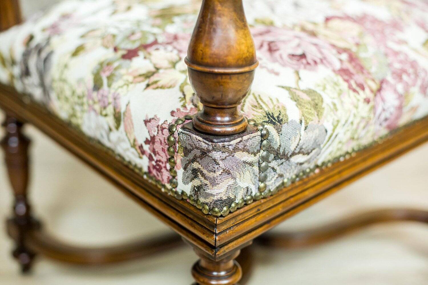 Antique French Oak Chair, 1890s