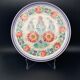 Serving dish and ceramic presentation of Quimper floral motif