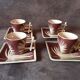 Lot de 4 tasses et soucoupes  Amadeus