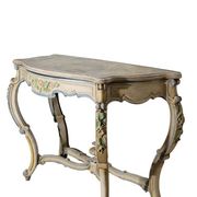 Italian console painted and sculpted – Wood top with faux marble appearance – 19th century