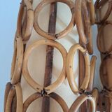 Vintage bamboo wall light