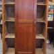 Parisian wardrobe vintags sliding doors in old pitch pine 193x115.5 cm