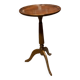 Wooden tripod pedestal table