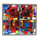 Vitrail  cabinet - Stained Glass 1960