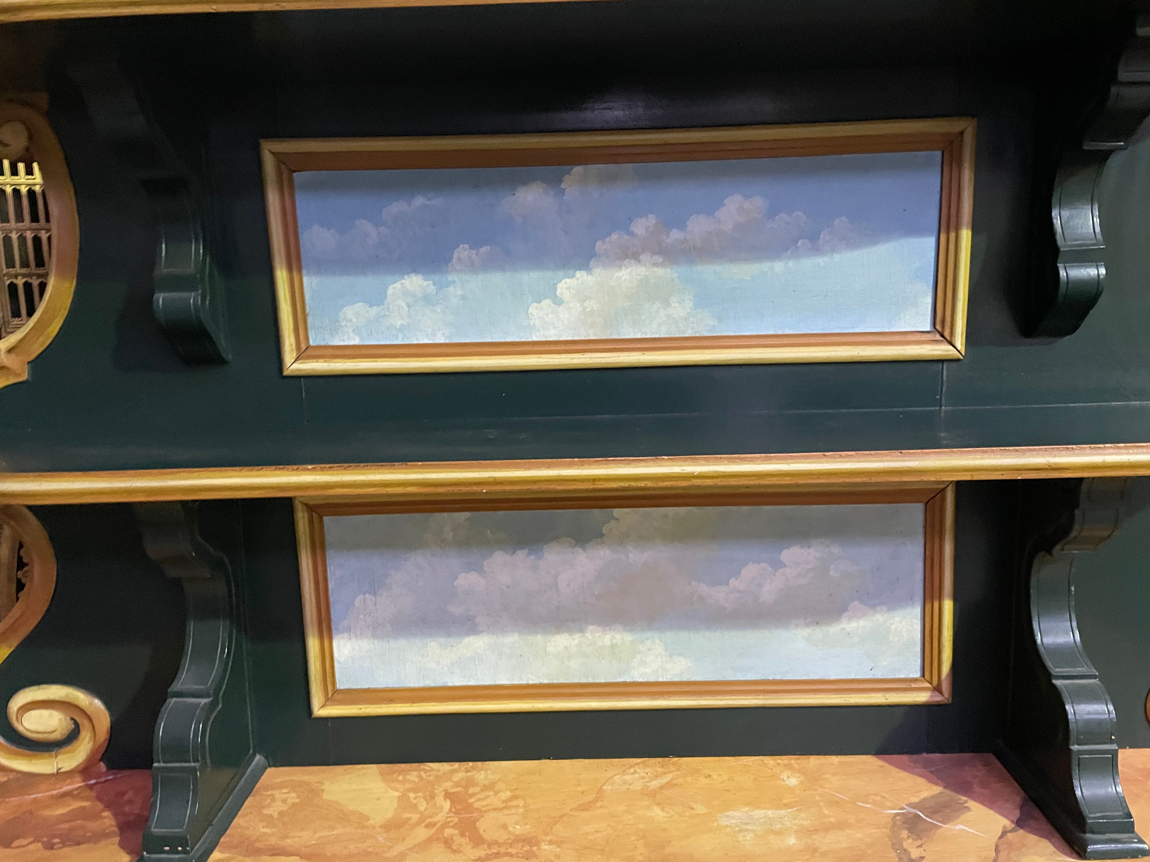 Buffet Saint-Hubert painted