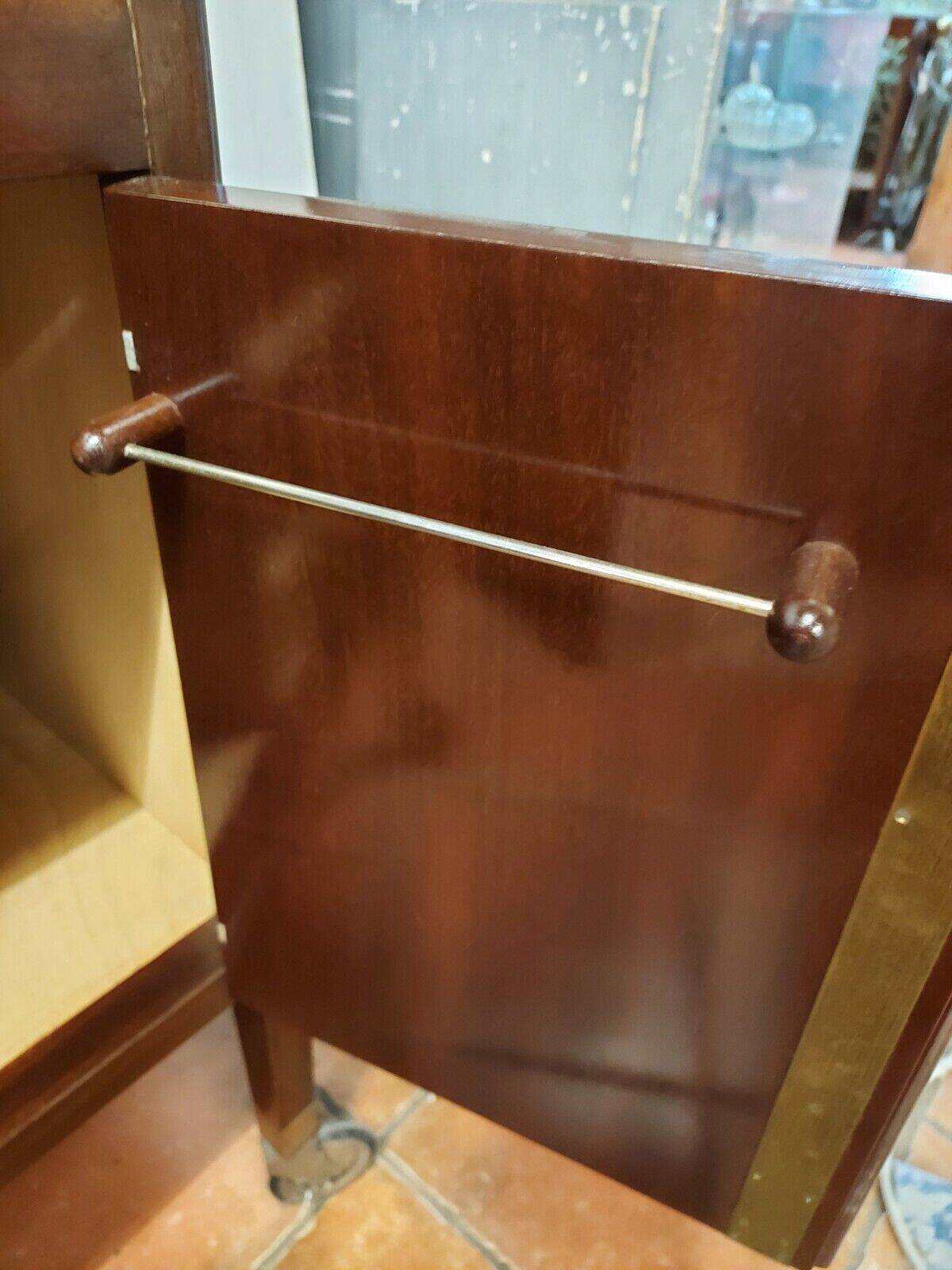 vintage mahogany serving table