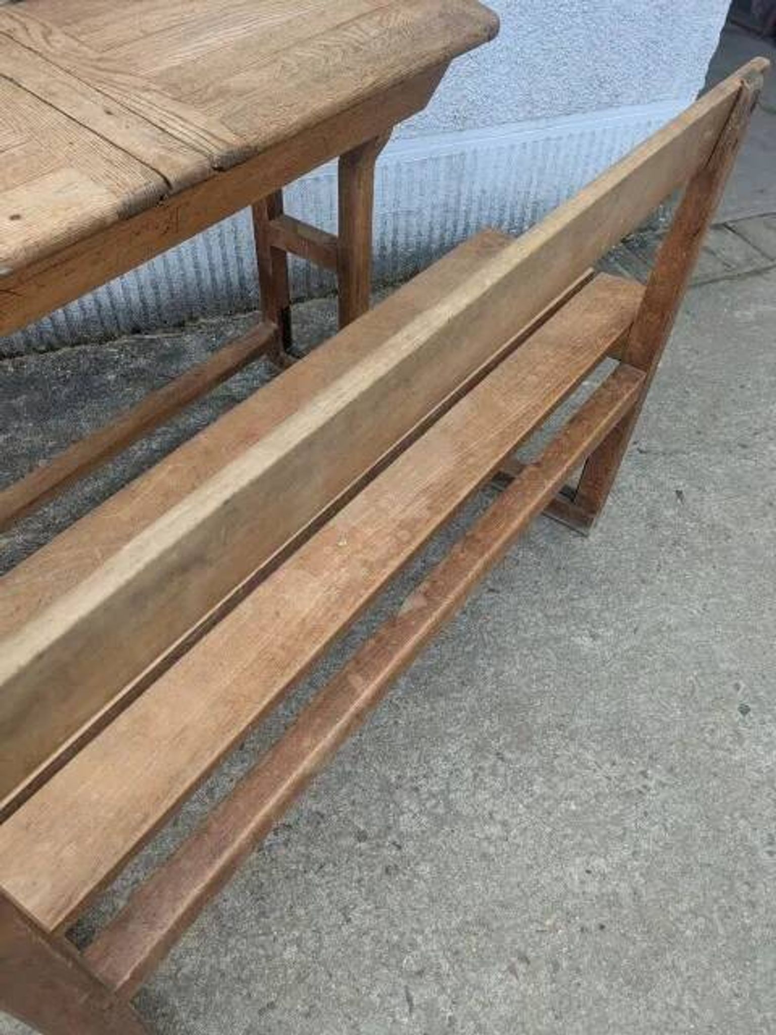 Banc avec dossier