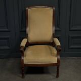 Voltaire armchair with 19th century mahogany system