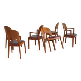 Vintage Danish dining chairs by Niels Koefoed for Koefoeds Hornslet, set of 6