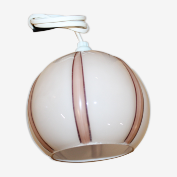 Suspension boule en verre