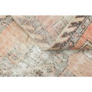 1970s Turkish Oushak Handmade Wool Cotton Orange Runner Rug 85x266
