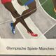 Affiche originale Jacob Lawrence (1917-2000) Olympische Spiele München, 1972