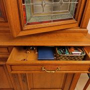 Louis XIII buffet, solid oak, 19th century.