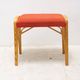 Mid-century bentwood stool by Dřevopodnik Holešov, wooden seating, 1970s