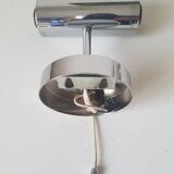 Design wall lamp chrome metal dumbbell shape