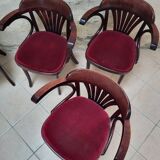 6 Fauteuils bridge bistrot