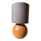 Lampe boule en bois tourné 1989o