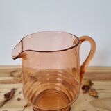 Pitcher carafe vase rosaline vintage