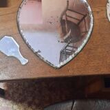Beveled crystal mirror