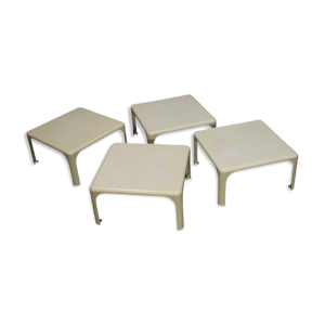 set of 4 stackable side