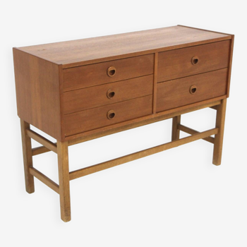 Scandinavian teak chest of drawers, Sweden, 1960