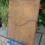 Old bevelled mirror 55x74cm