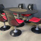 Space age dining set by Chromcraft, 1970s