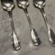 12 soup spoons. Silver-plated. Félix brothers.