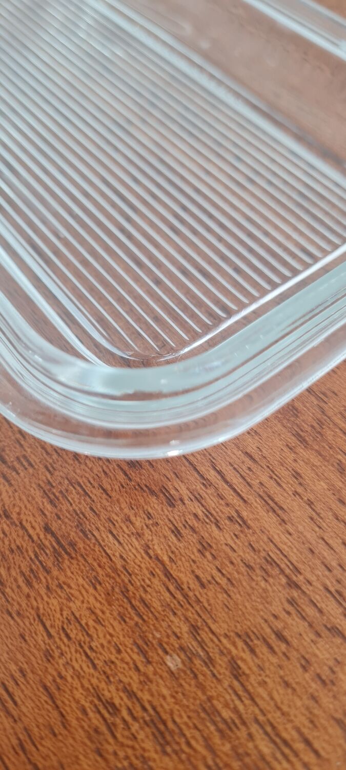 Arcoroc glass butter tray