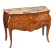 Commode française marquetée de style Louis XV du XXe siècle