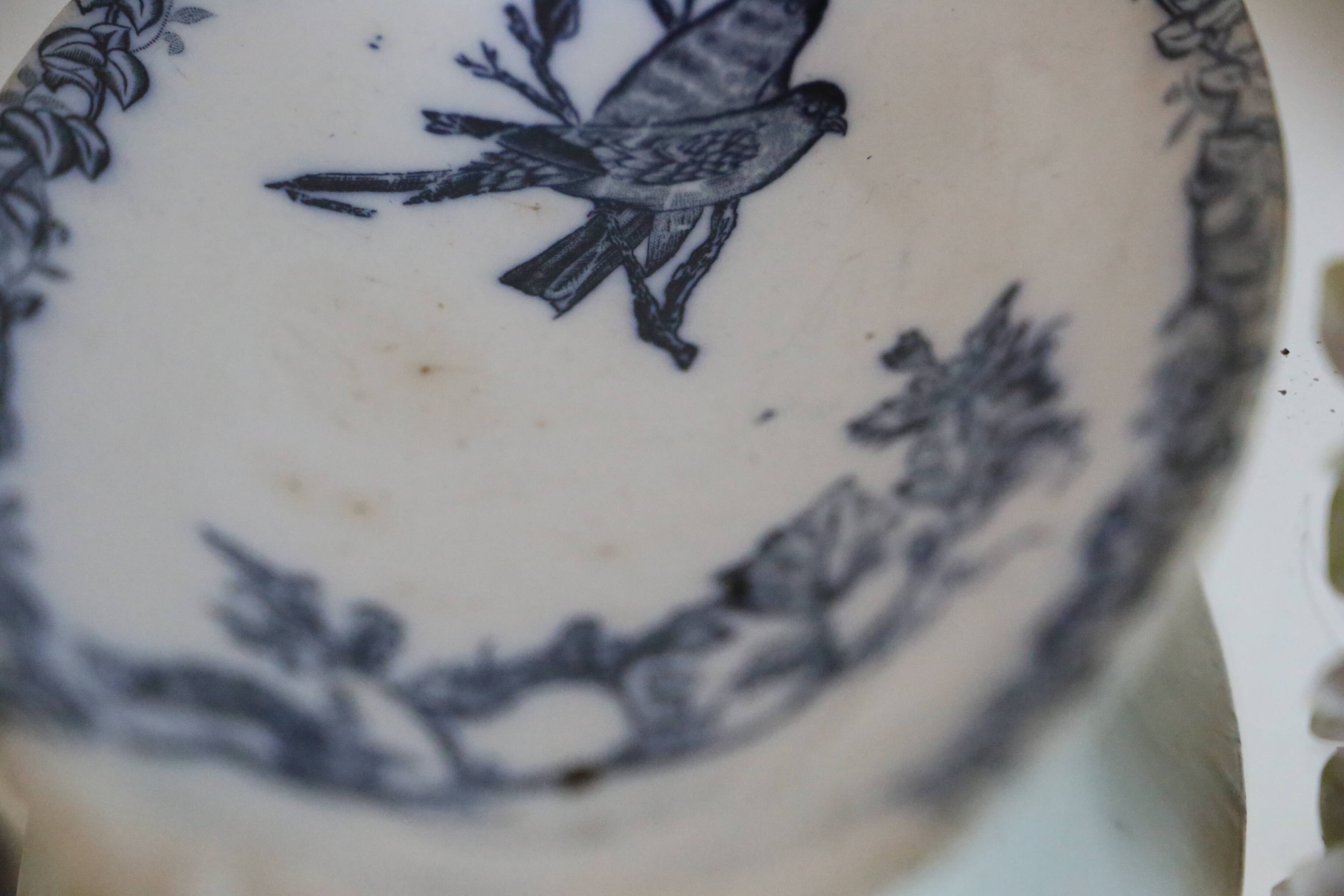 19th century iron clay dish