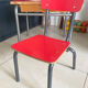 Ensemble bureau et chaise Formica enfant vintage
