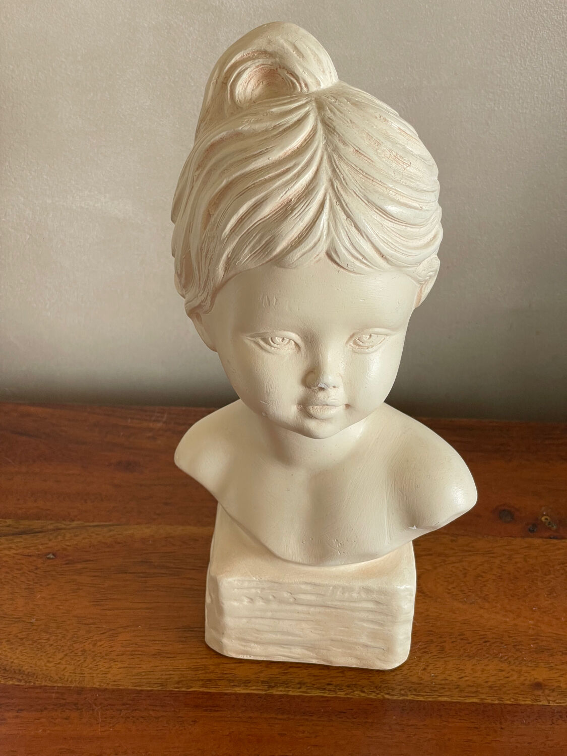 Plaster bust