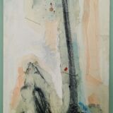 Pair of abstract paintings 60'