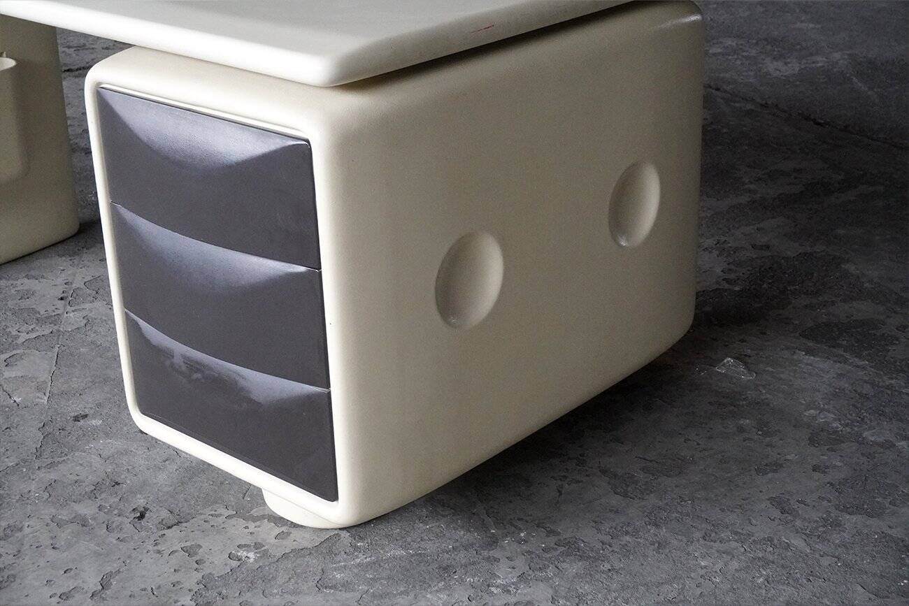 Jet Corner Desk by Ernest Igl for Wilhelm Werndl, Germany, 1970s