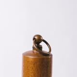 Old copper hot water bottle