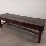 18th century solid oak farm table