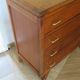 Pretty vintage chest of drawers - 4 drawers - 1960s - refined Scandinavian style - medium oak color