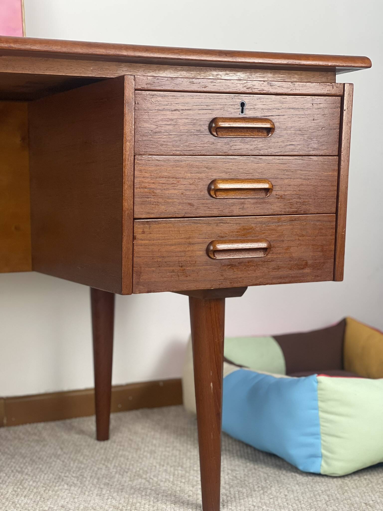 Scandinavian teak desk 1960