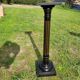 Napoleon III stand column in blackened wood and gold, mid-19th century