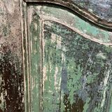 Green lacquered teak sideboard