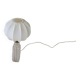 Rare mid-century modern crystal drop table lamp by Orrefors, designed by Carl Fagerlund.