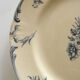 4 mismatched iron earth dessert plates
