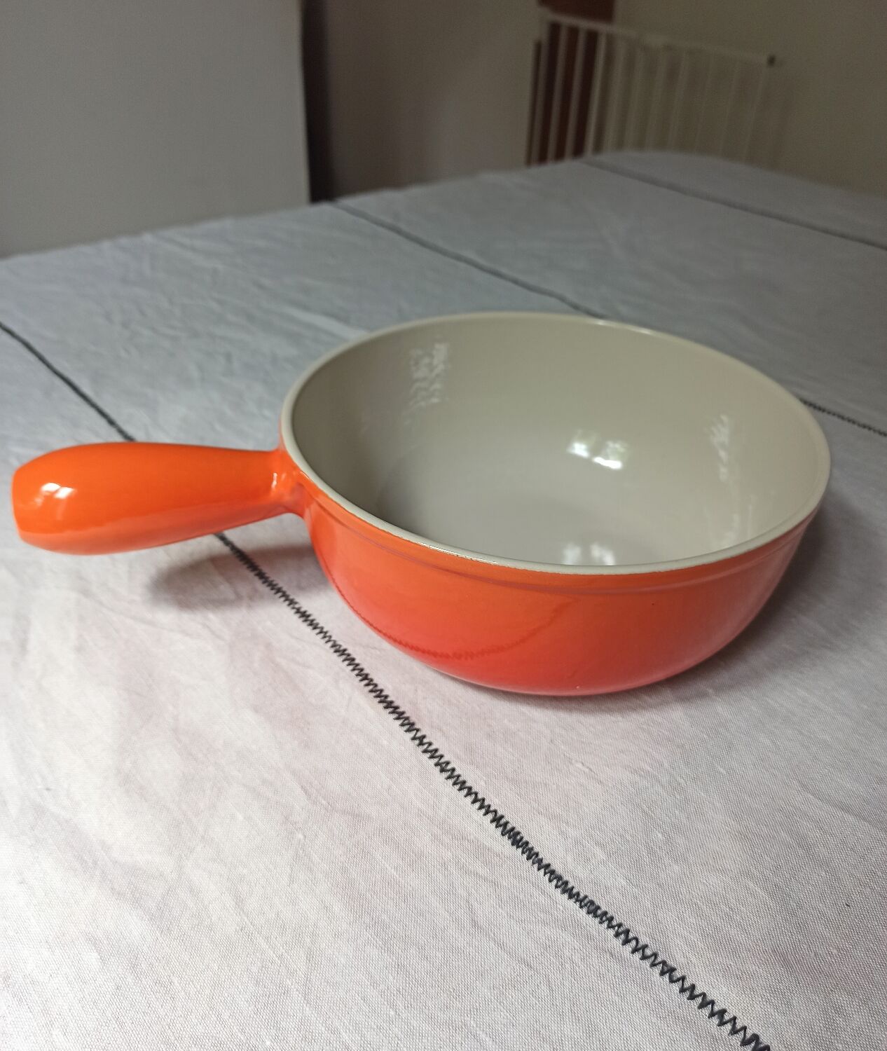 Caquelon à fondue vintage Le Creuset