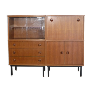 paire de buffets vintage en teck 1960