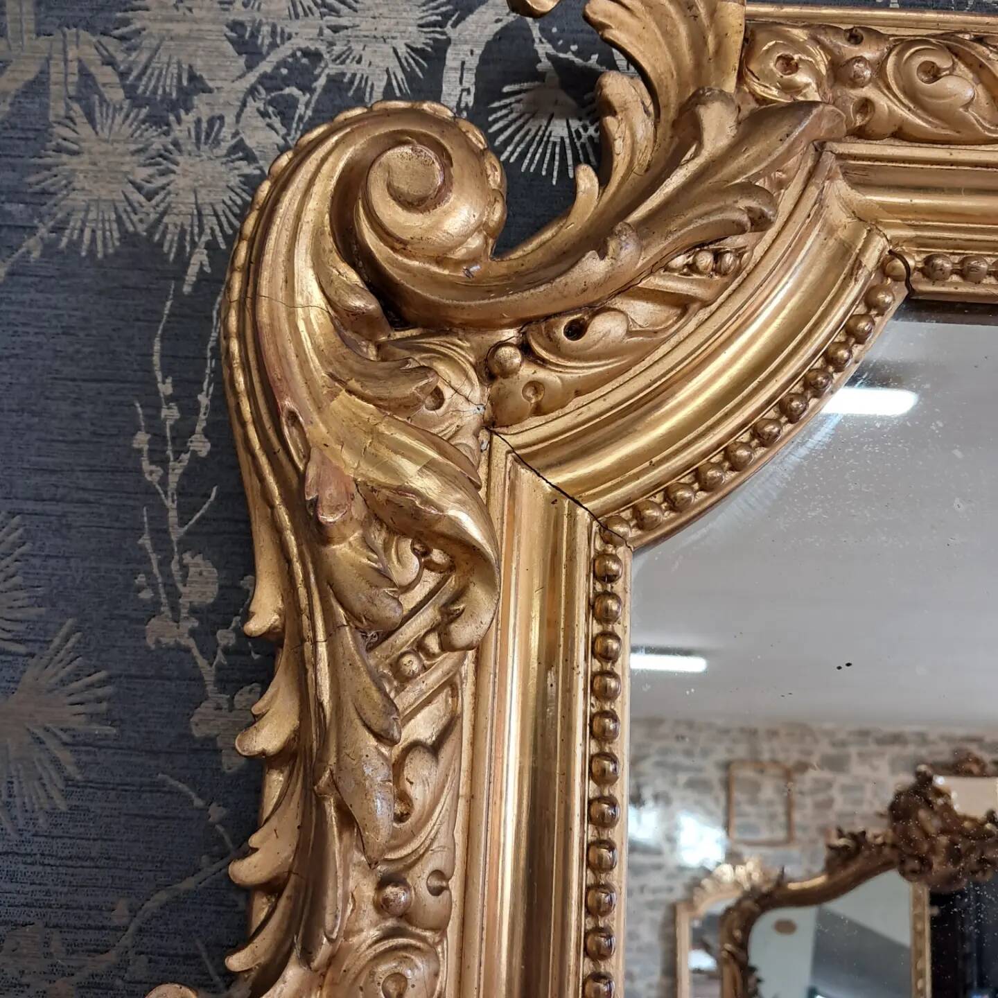 Mirror 19th century Louis XV style 159 x 112