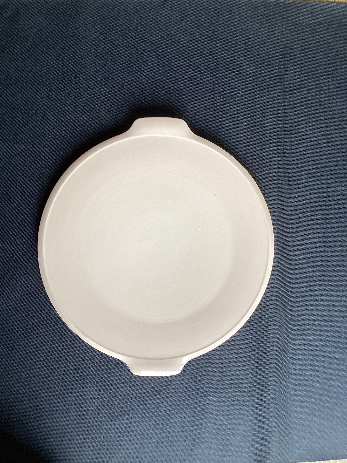 Round plate digoin sarreguemines france