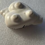 Salière poivrière vintage années 50 - céramique- formes cœurs