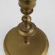 Antique Flemish Copper Disc Candlestick, 15th Century