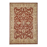 Tapis Oushak en laine noué à la main turc 185 cm x 268 cm